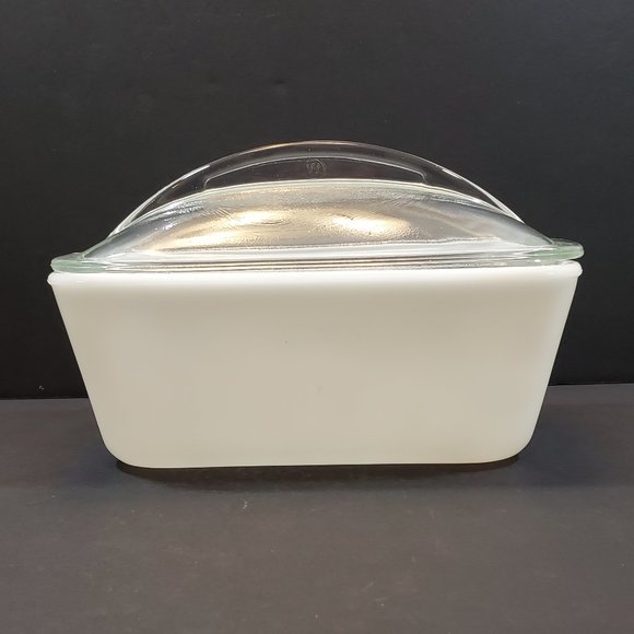 Westinghouse White Lidded Refrigerator Dish Food Storage Dish with Domed Lid - Picture 1 of 11